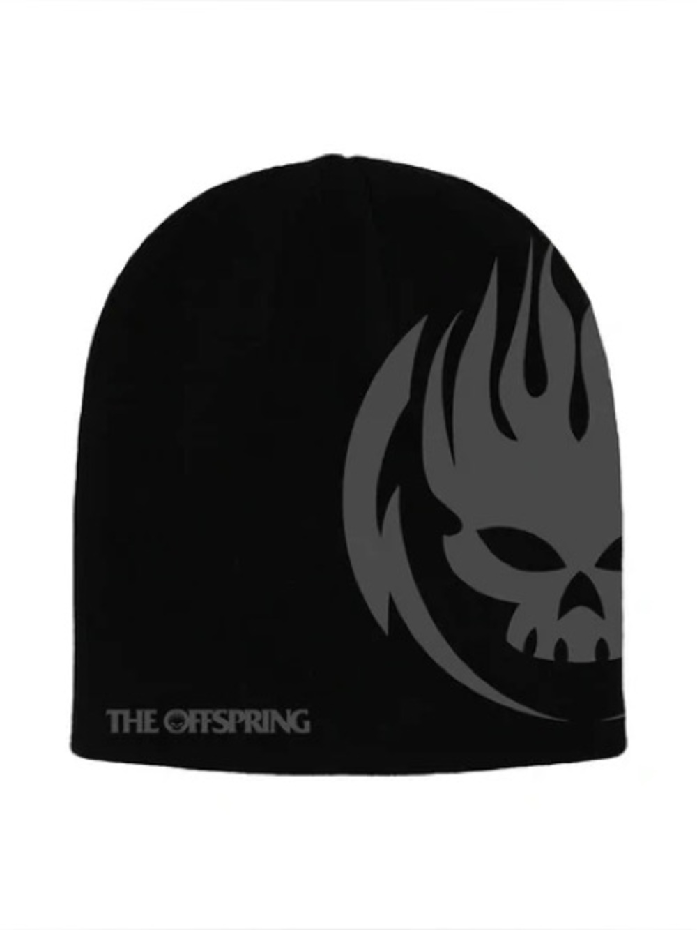 The Offspring black beanie with skull ~ goth, punk, rock, metal, music, merch